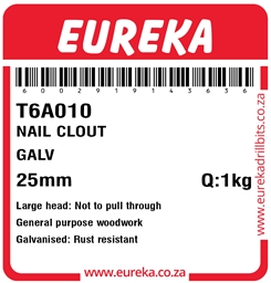 T6A010 - Clout Nail -T6A010_Label_T